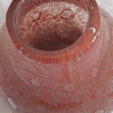 Vase en verre soufflé vintage 60's