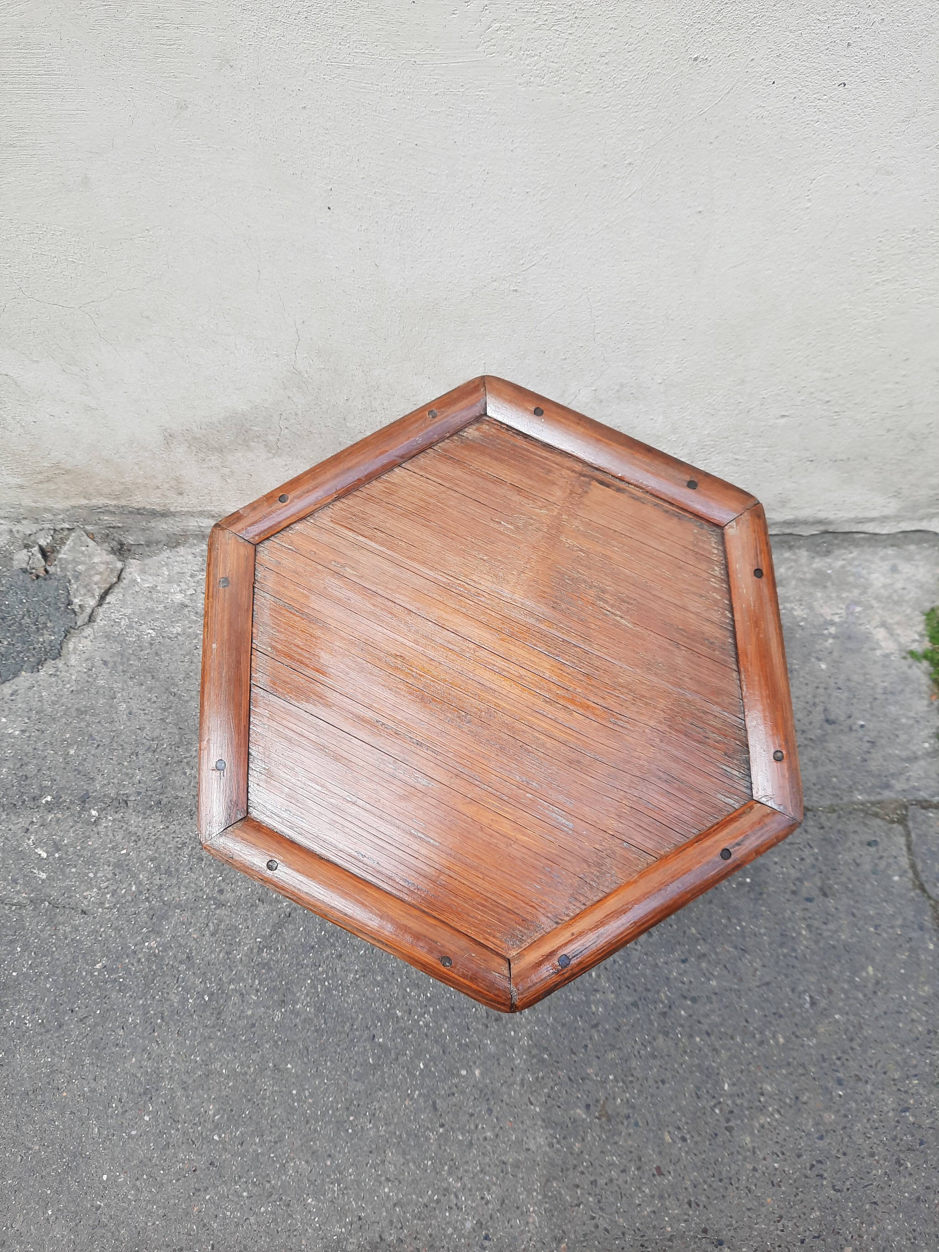 Table en bambou
