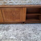 Enfilade vitrée en acajou, 1950