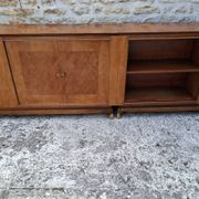 Mahogany glass sideboard, 1950
