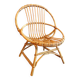 Fauteuil corbeille enfant en rotin