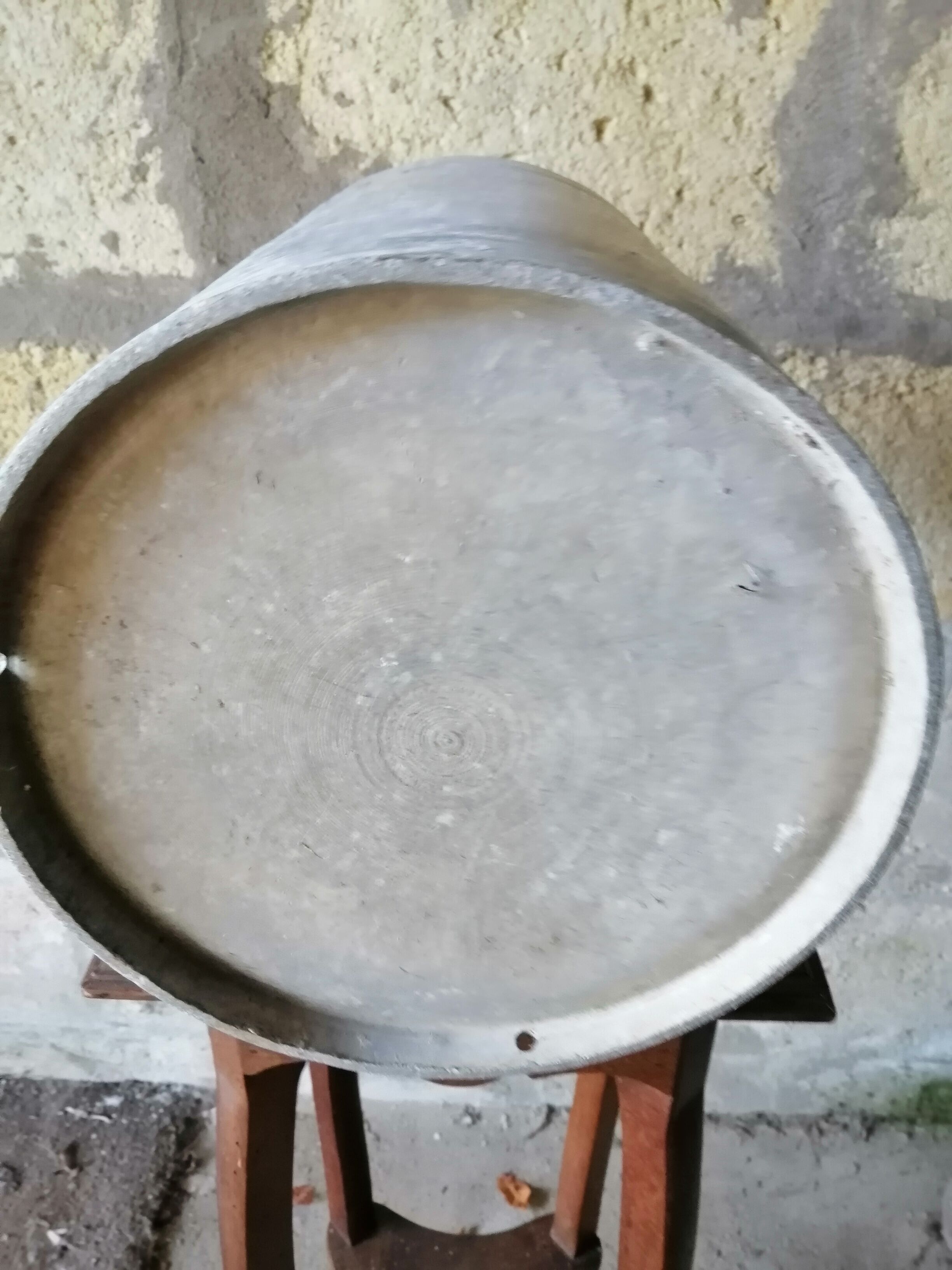 Aluminum farm milk jar