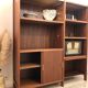 1970s teak bookcase