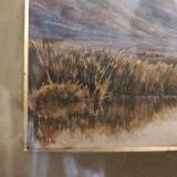 Old French watercolour, signed VY, and dated 1894