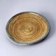 XL circular rattan tray, Italy, 1970s