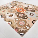 Large Multicolor Vintage Kilim Rug, 296x393Cm