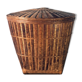 Panier à linge en bambou