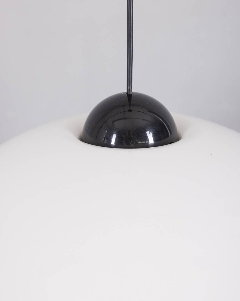Vintage 1980s Plastic Pendant Lamp by Martinelli Luce
