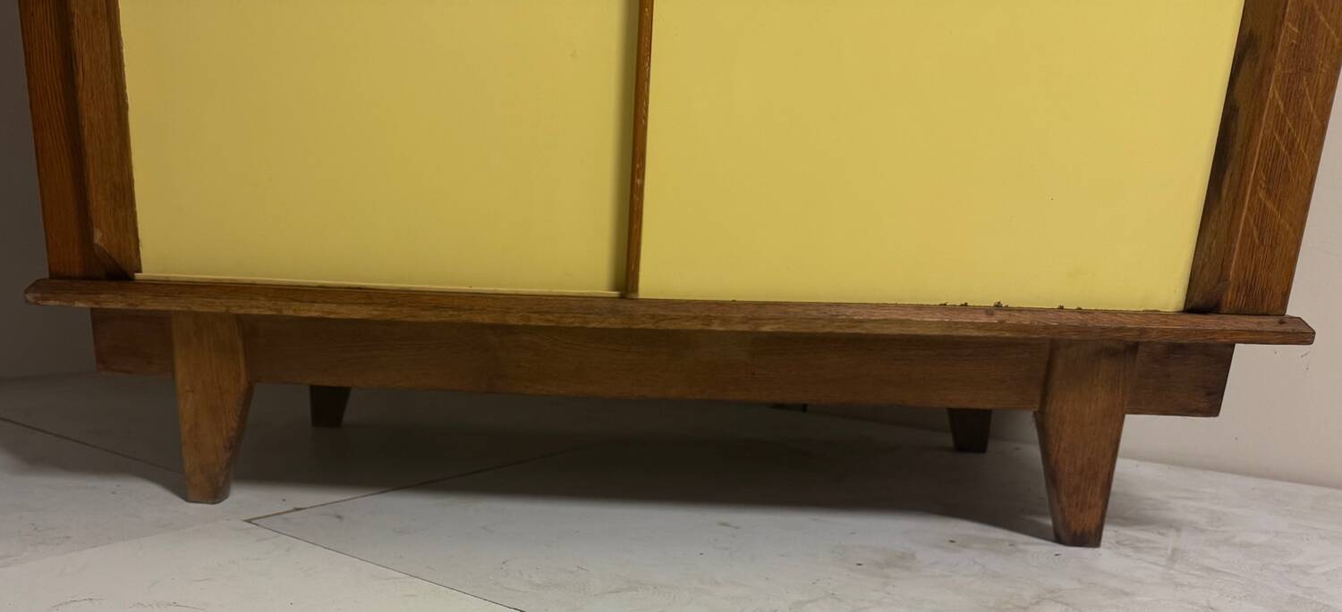 Vintage cabinet with tapered legs