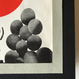 Lithographie originale artiste tchèque 1968 n2