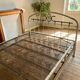 Wrought iron bed