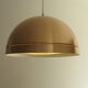 Lampe en cuivre bombée par Svend Middelboe