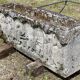 Planter with Medieval Decor in reconstituted stone