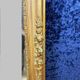 Empire period mirror in wood and gilded stucco circa 1810-1820