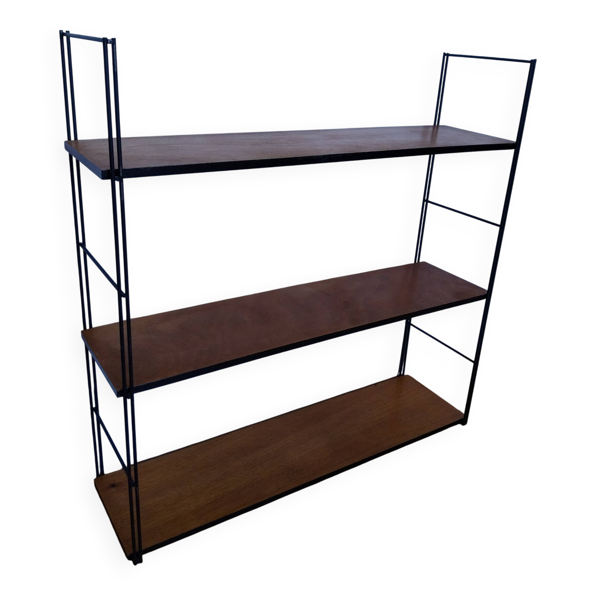 Modular shelf Tomado String metal wood