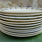Cheese or dessert plates, Digoin and Sarreguemines 9205