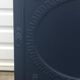 Vintage dark blue hand painted regency style buffet