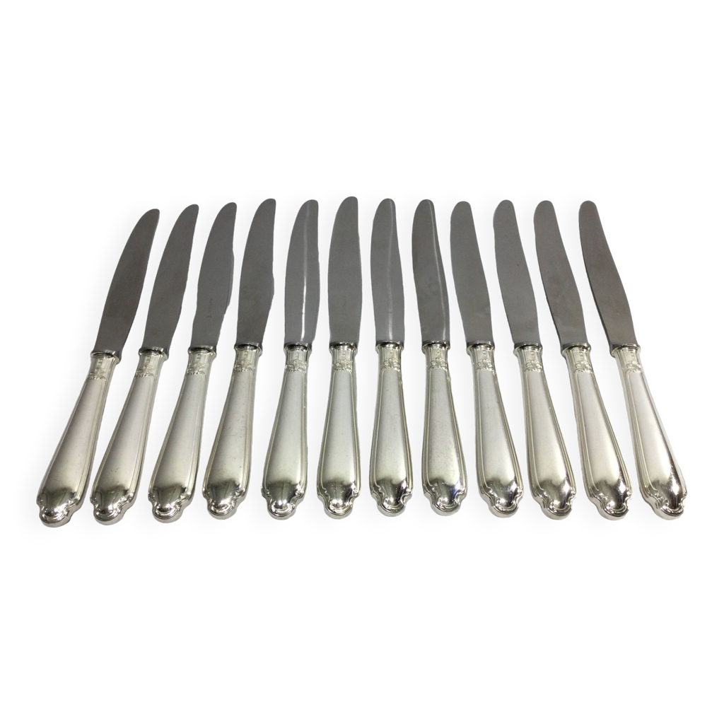 Lot De 6 Porte-couteaux Christofle - Métal Argenté - Très Bon état