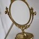 Miroir de table psyché laiton doré, 18x27cm
