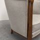 Pair of Art Deco gondola armchairs, France circa 1920