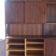 Danish wall bookcase by Thygesen and Sorensen in rosewood, 1960