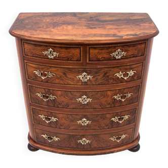 Antique chest of drawers from the turn of the 19th and 20th centuries, Northern Europe.