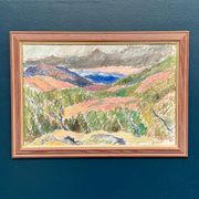 Original Swedish Oil On Panel – Jämtland By John Hedman – Dated 1946
