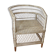 Fauteuil en rotin naturel tressé