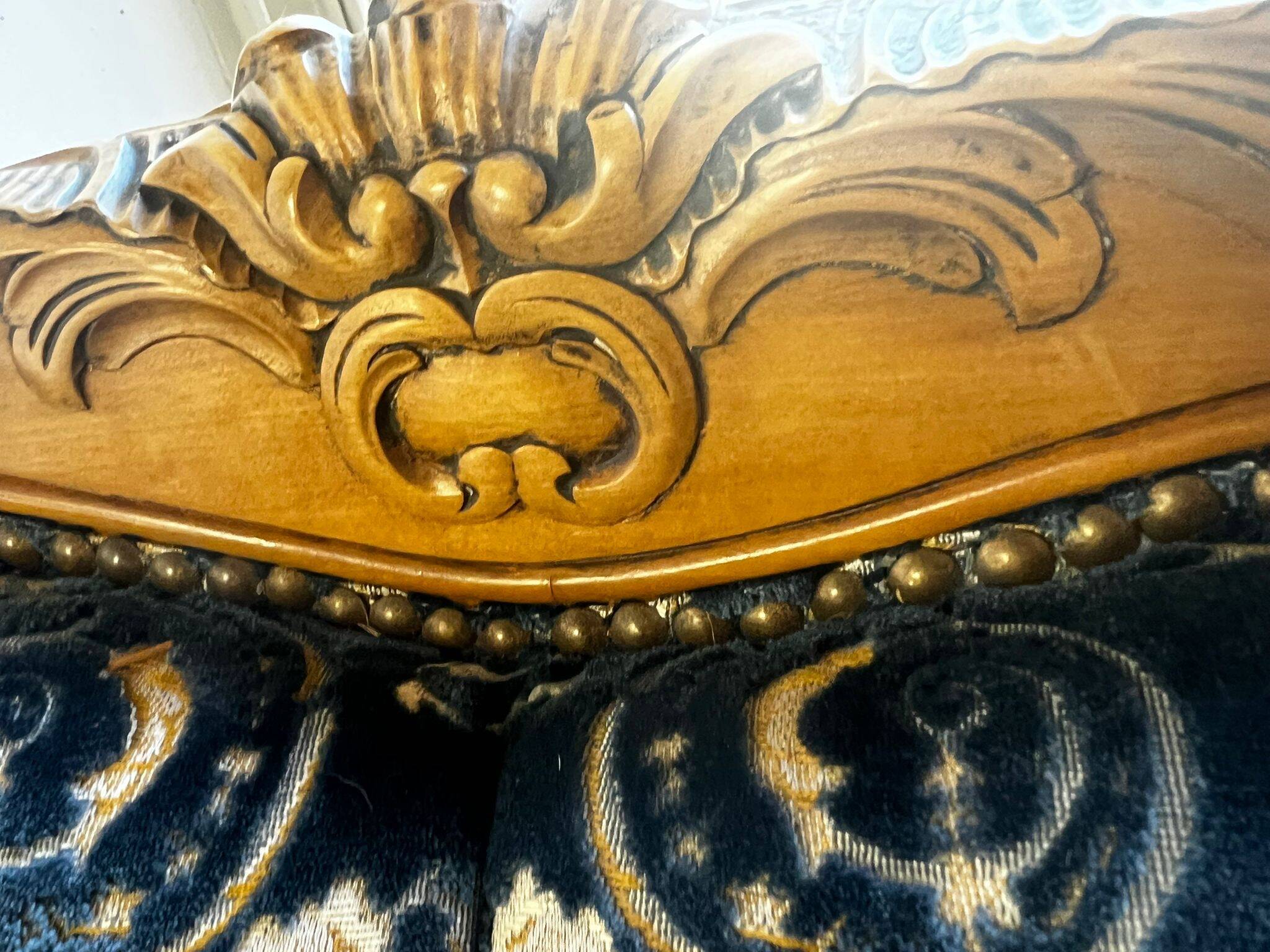 retro vintage baroque sofa