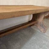 Raw oak coffee table
