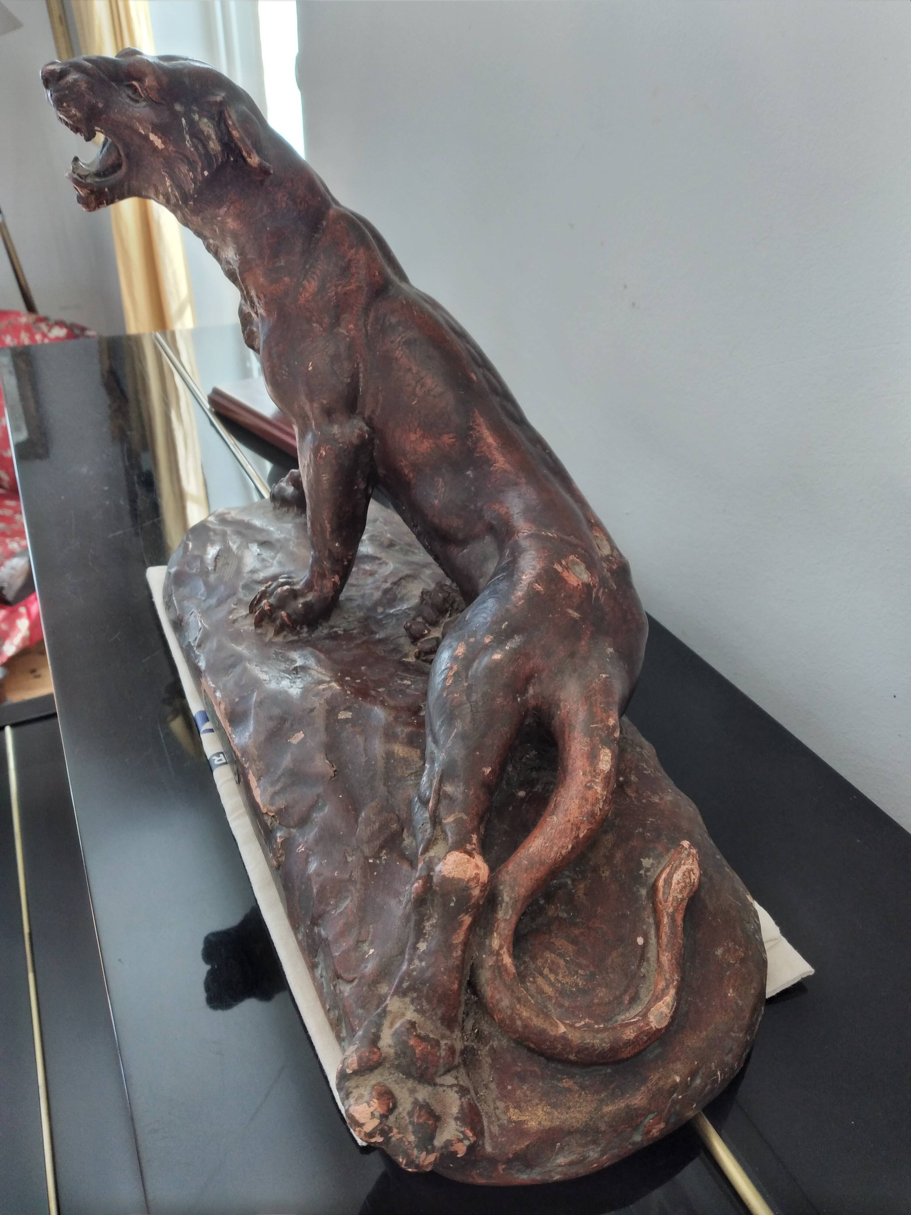 Animal sculpture by Emile Rouff