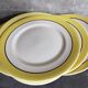Eight dessert plates from Salins service "Menton" 50s