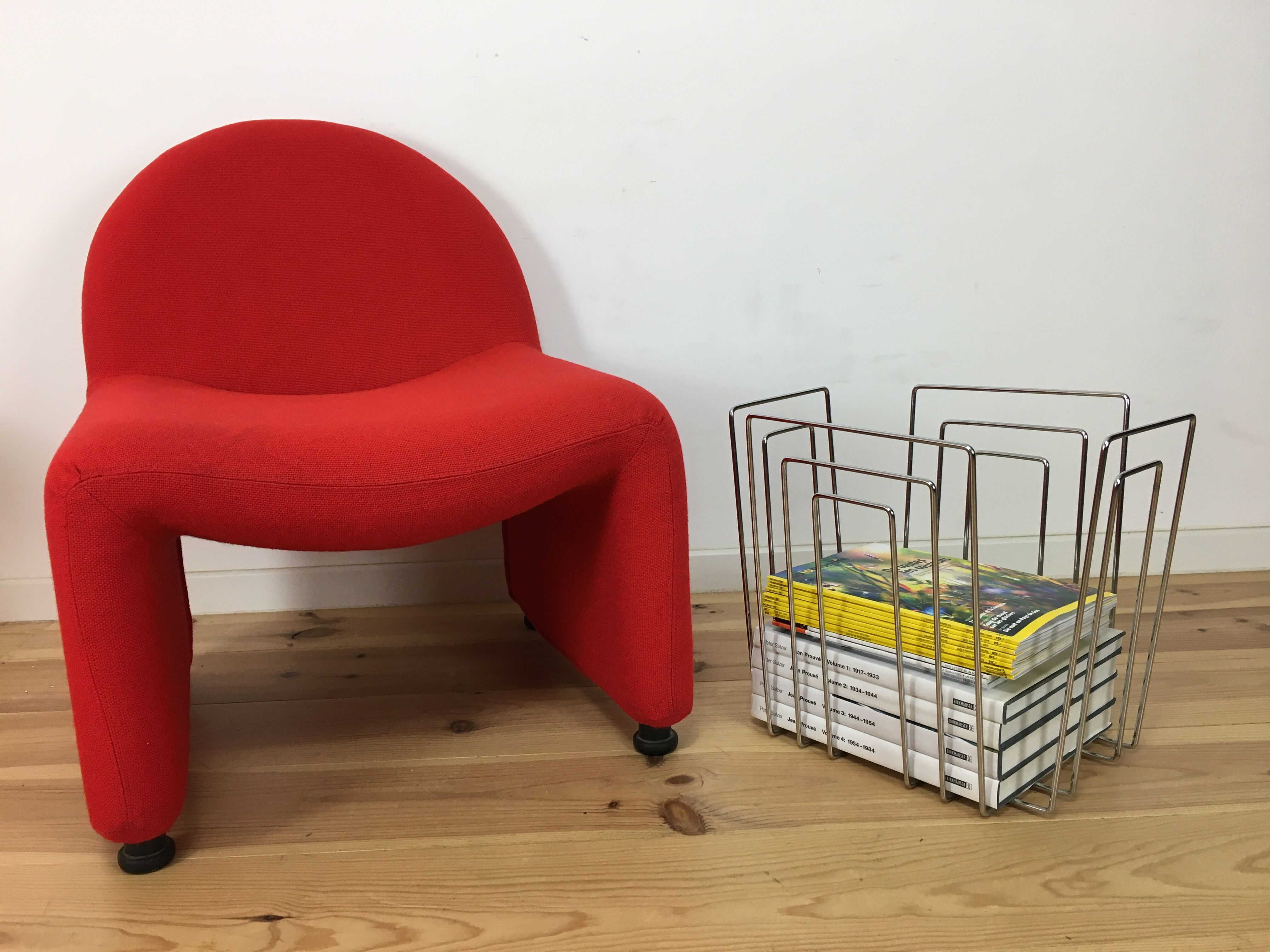 Willy Glaeser chrome magazine rack for TMP, 80