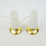 A pair of bedside lamps, 1970s