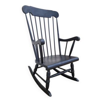 Vintage rocking chair rocking chair 1950 black