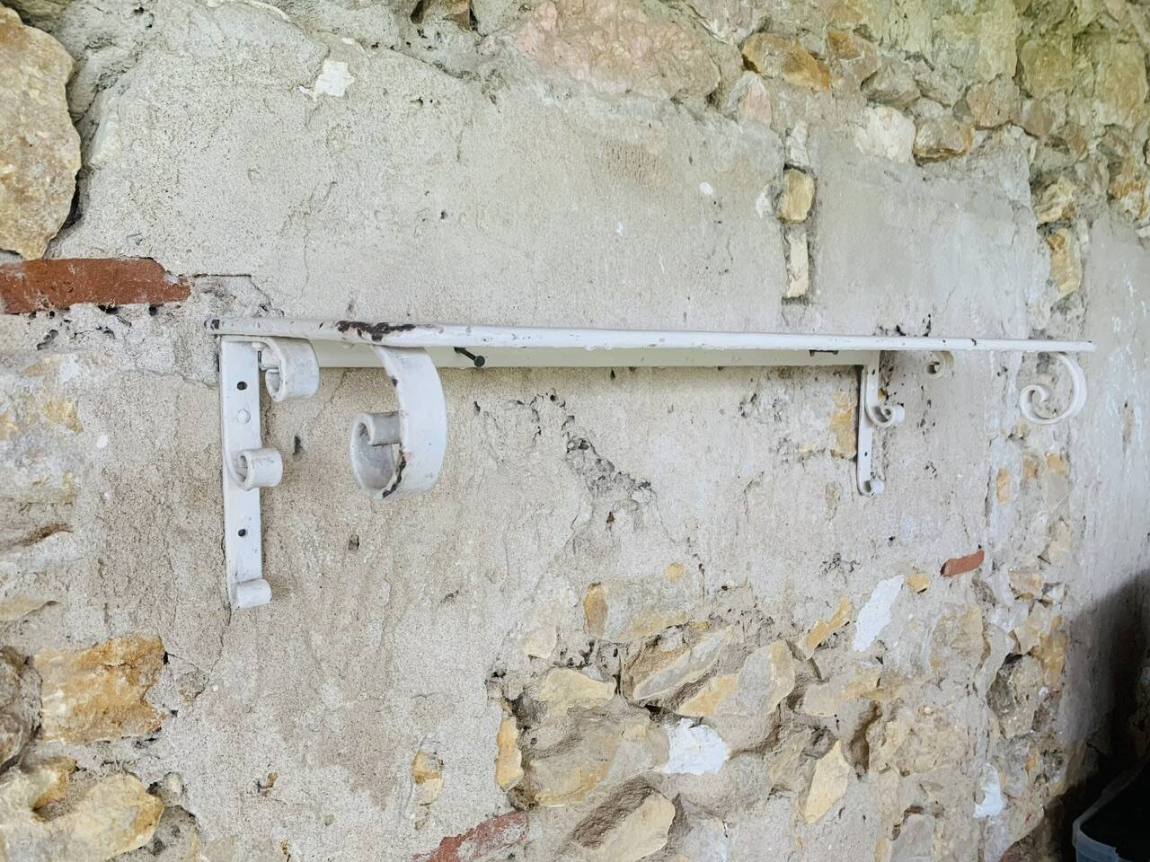 Pair of vintage garden wall shelves, circa 40's/50's