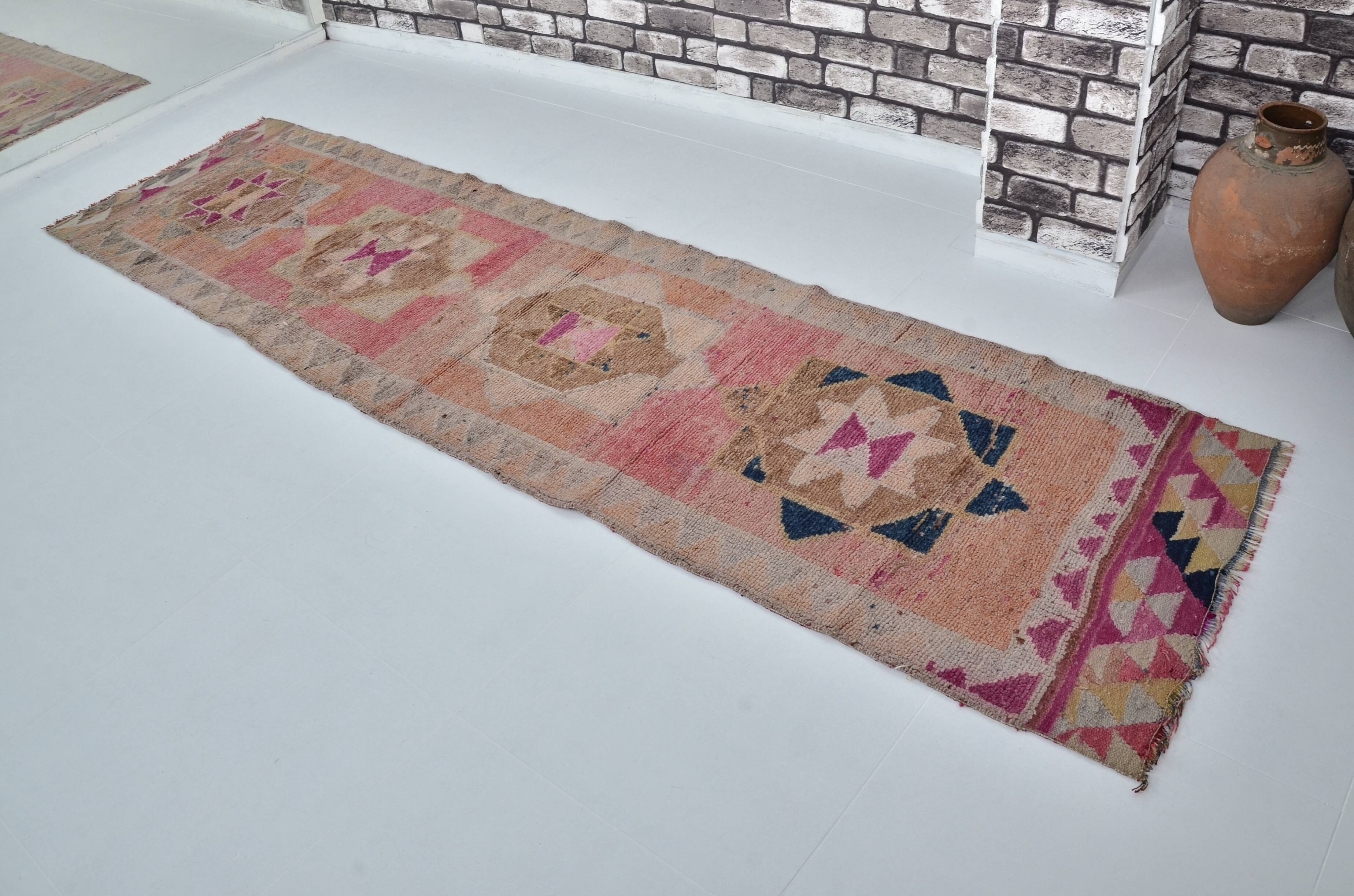 Vintage Handknotted Runner Rug sku 2184