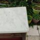 Antique Bibus bookcase in Louis XVI style with marble top
