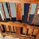 Pair of Provencal wooden bed year 40 from Dervieux