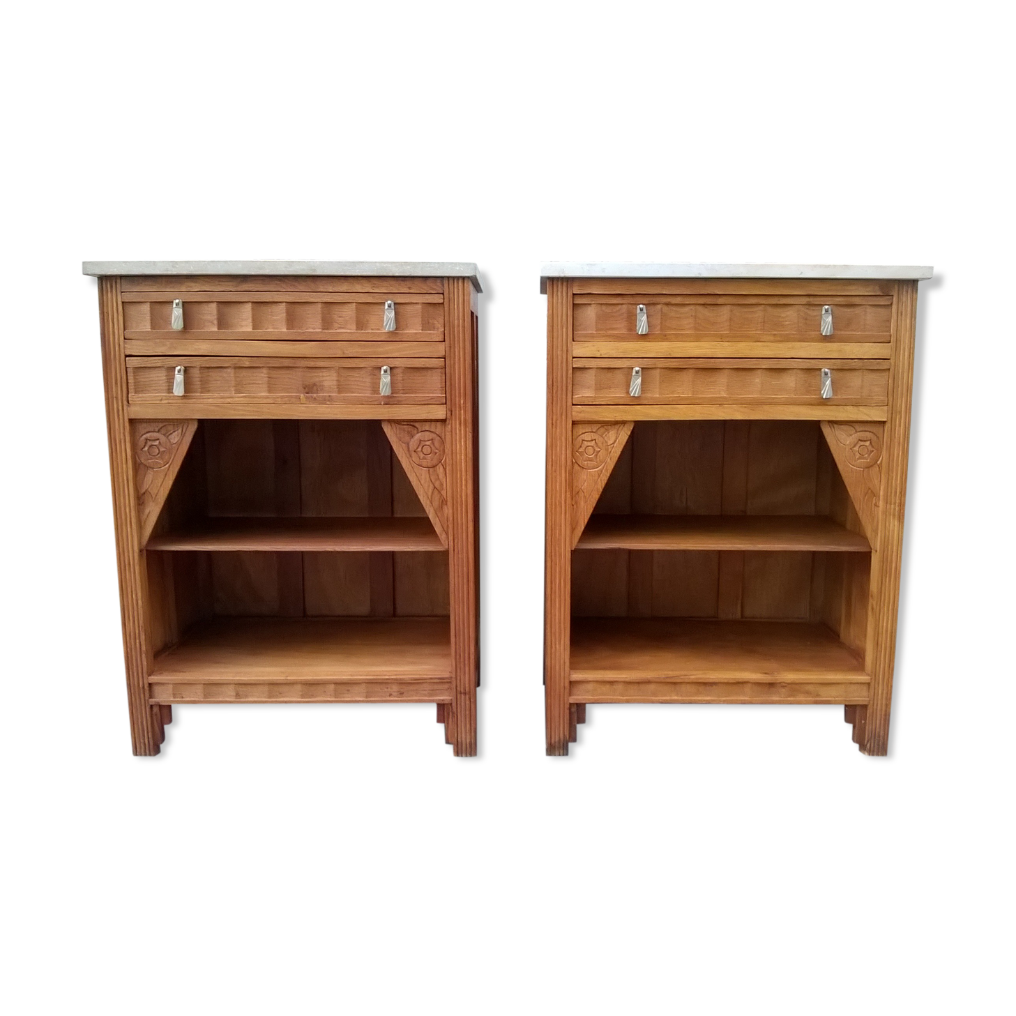 Art deco bedside pair