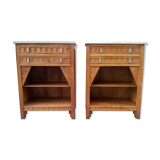 Art deco bedside pair