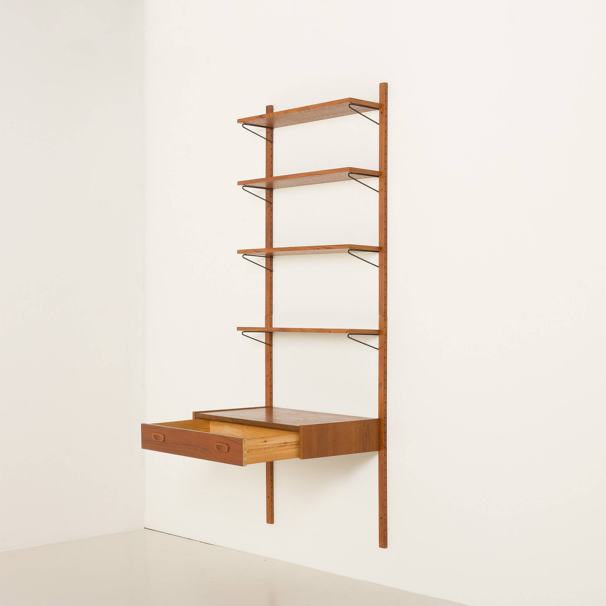 Danish shelf with desk, 1960s