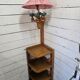 Guillerme and Chambron floor lamp in oak from the 1960s.
