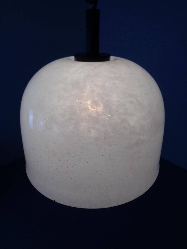 Glass Ceiling Lamp from Peill & Putzler, Germany, 1960s