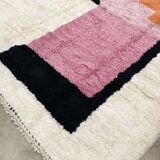 Multicolored rug 250cmx150cm Made of soft cotton