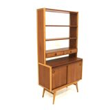 Scandinavian teak and oak chest of drawers, Sweden, 1960