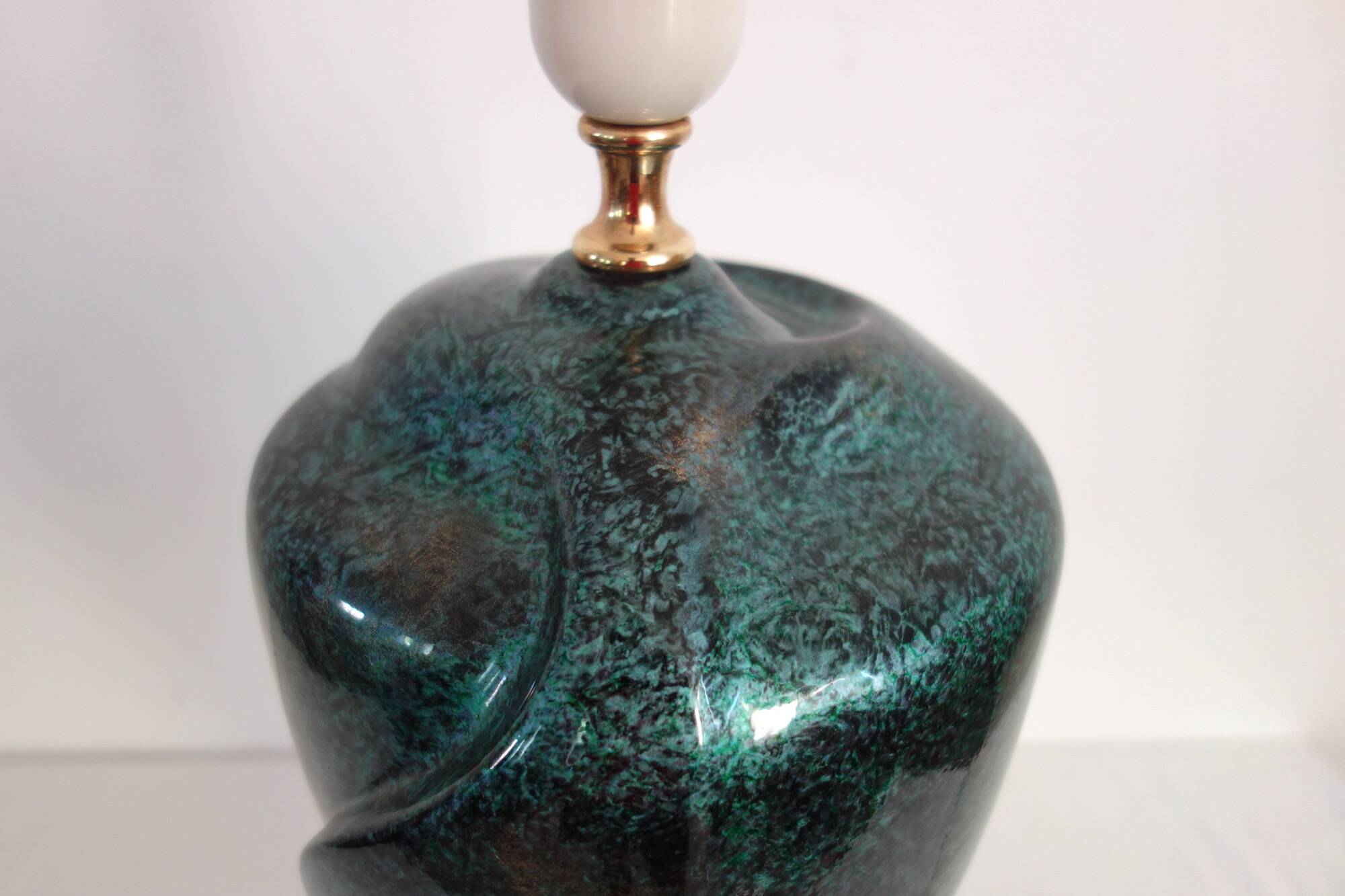 Robert de Schuytener ceramic living room lamp 1980