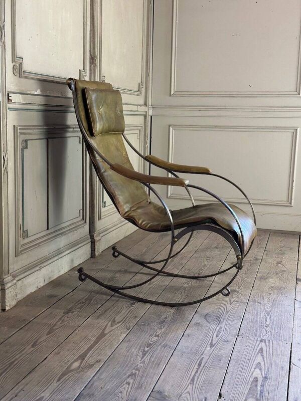 Rocking-chair d’après Peter Cooper édition 1950 par Winfield