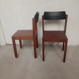 Set of 6 vintage scandinavian chairs