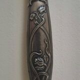 Fish service in its silver and gilded metal Art Nouveau box